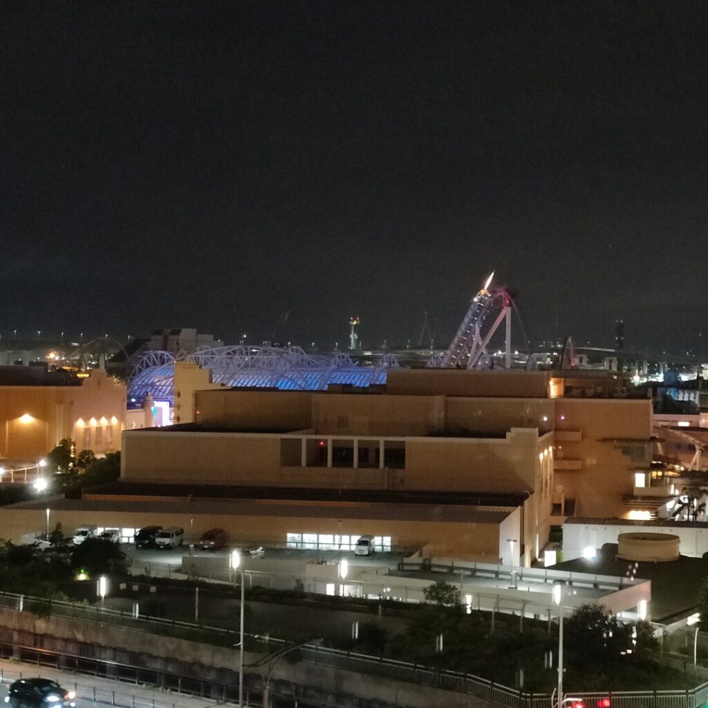 ユニバーサルポートヴィータのホテルから見える景色