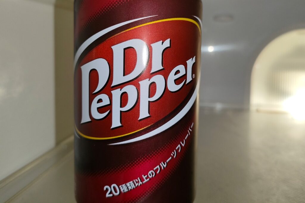 冷蔵庫の中のドクターペッパー