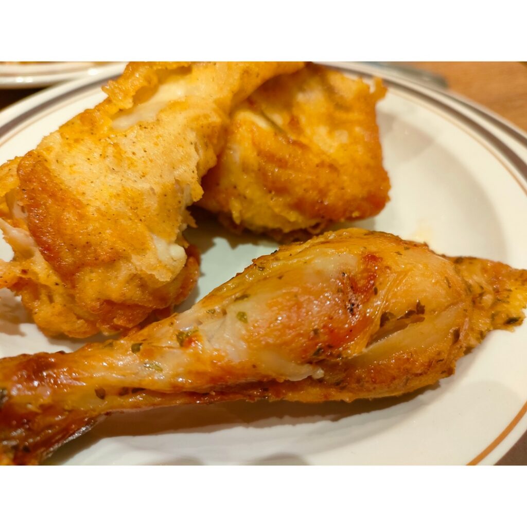 ケンタッキー食べ放題のロティサリーチキン