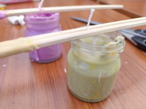 クレヨンのキャンドル